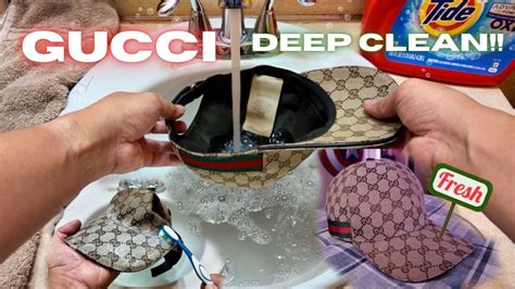 Gucci Canvas Hat Rescue: Easy Deep Cleaning Hacks! 4K